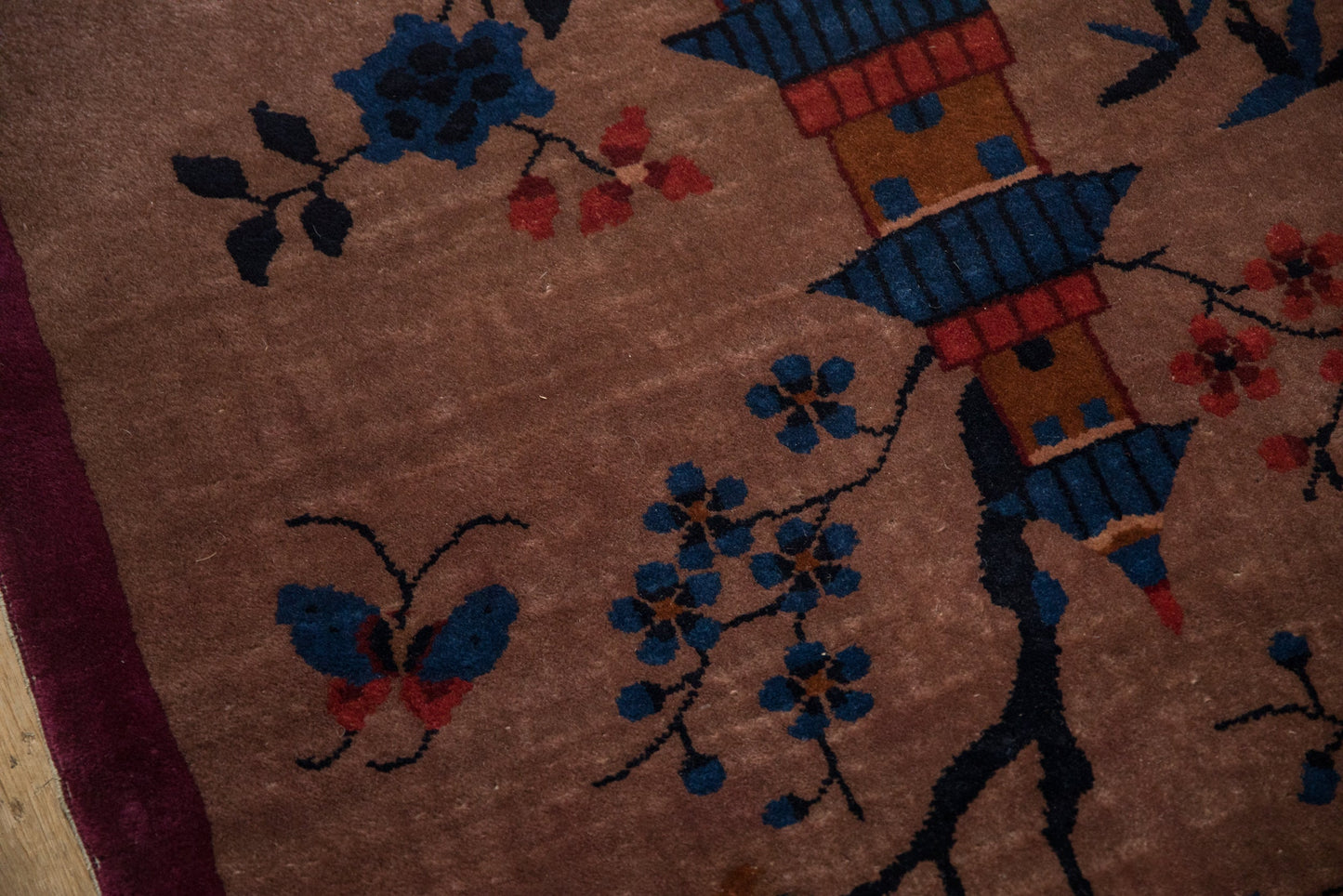 2.5x4.5 Vintage Art Deco Rug