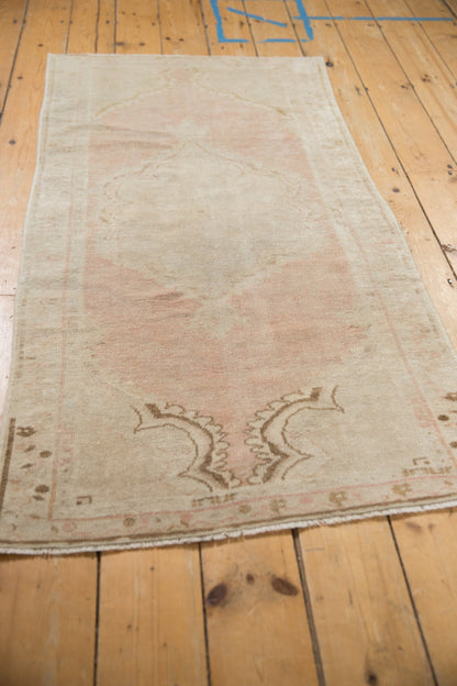 2.5x5 Vintage Distressed Oushak Rug Runner