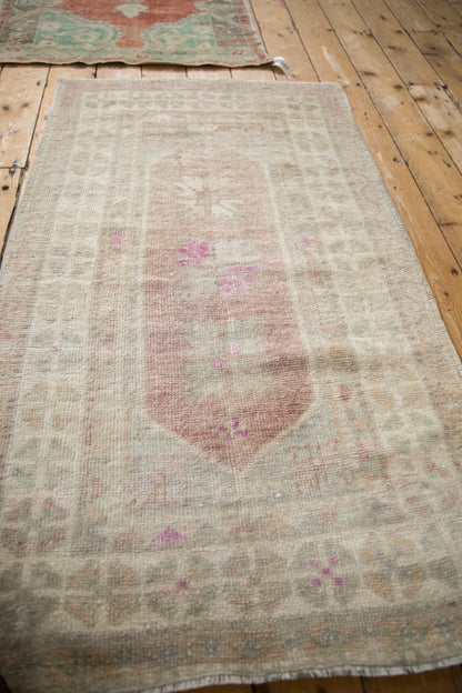 3x5 Vintage Distressed Oushak Rug