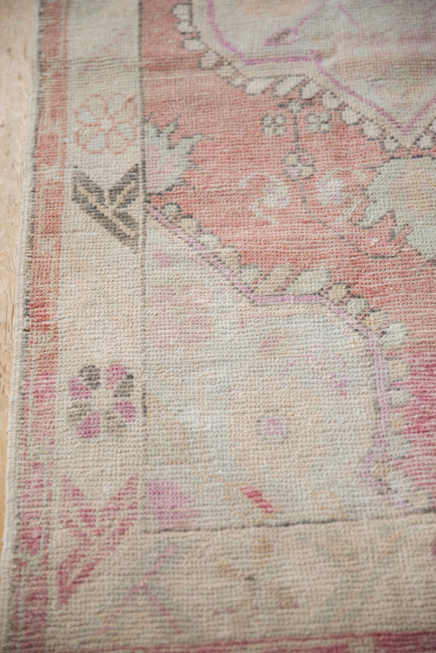 2.5x6 Vintage Distressed Oushak Rug Runner