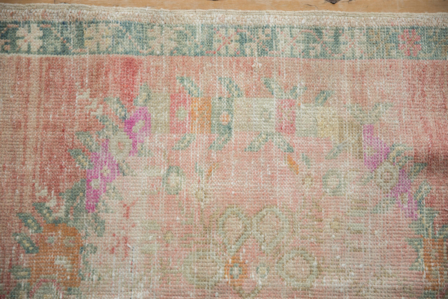 2.5x5.5 Vintage Distressed Oushak Rug Runner