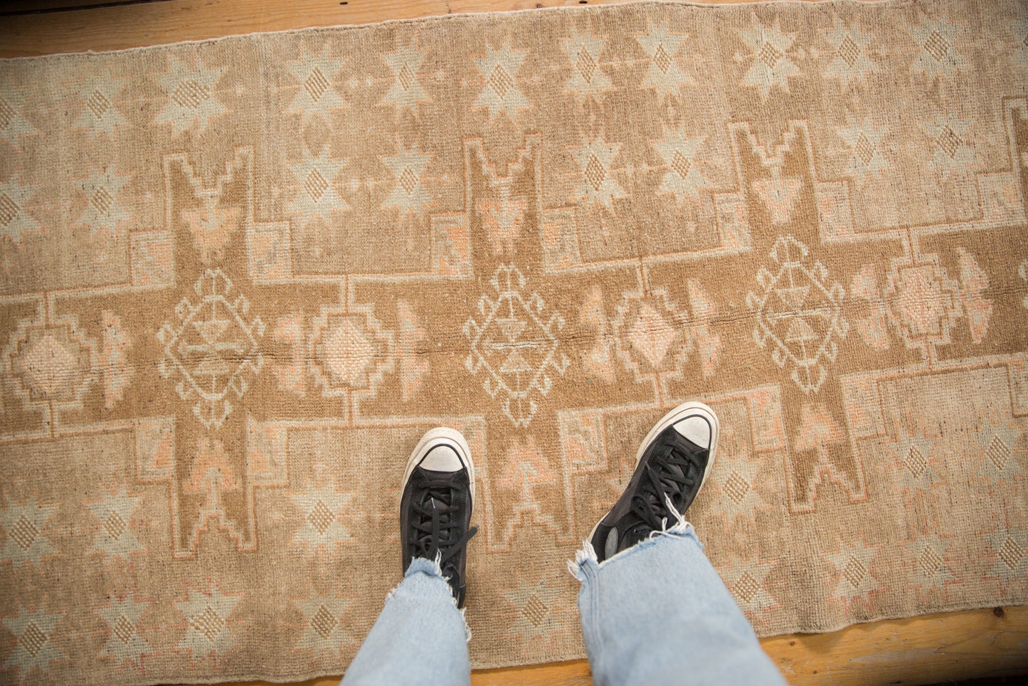 RESERVED 3x7 Vintage Distressed Kars Rug Runner