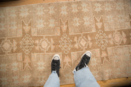 RESERVED 3x7 Vintage Distressed Kars Rug Runner