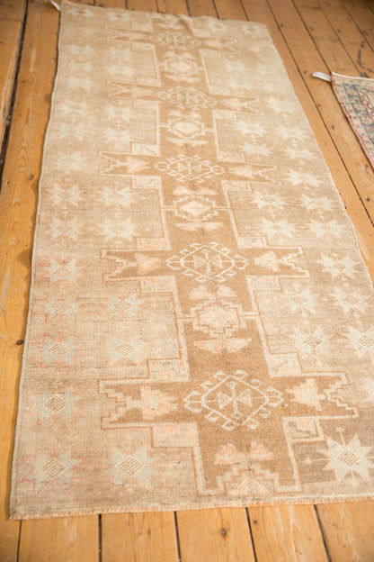 RESERVED 3x7 Vintage Distressed Kars Rug Runner