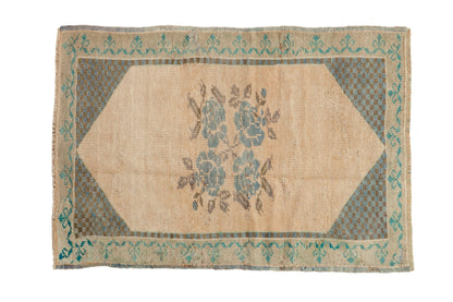 2x3 Vintage Distressed Oushak Rug Mat