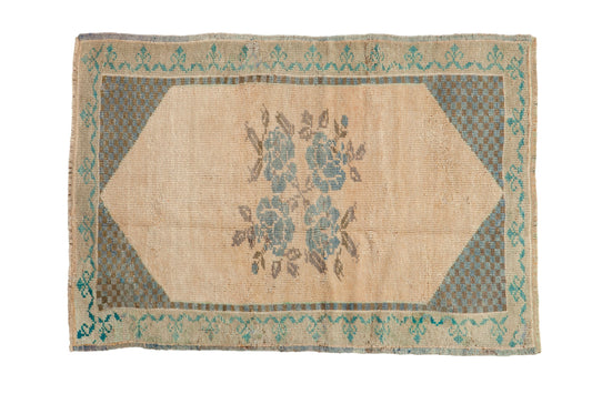 2x3 Vintage Distressed Oushak Rug Mat