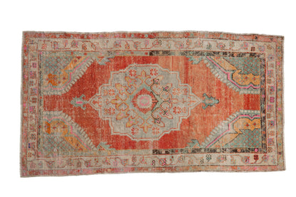 3x5.5 Vintage Distressed Oushak Rug