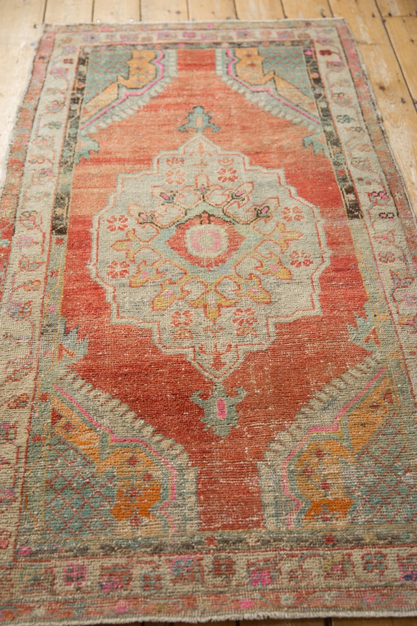 3x5.5 Vintage Distressed Oushak Rug