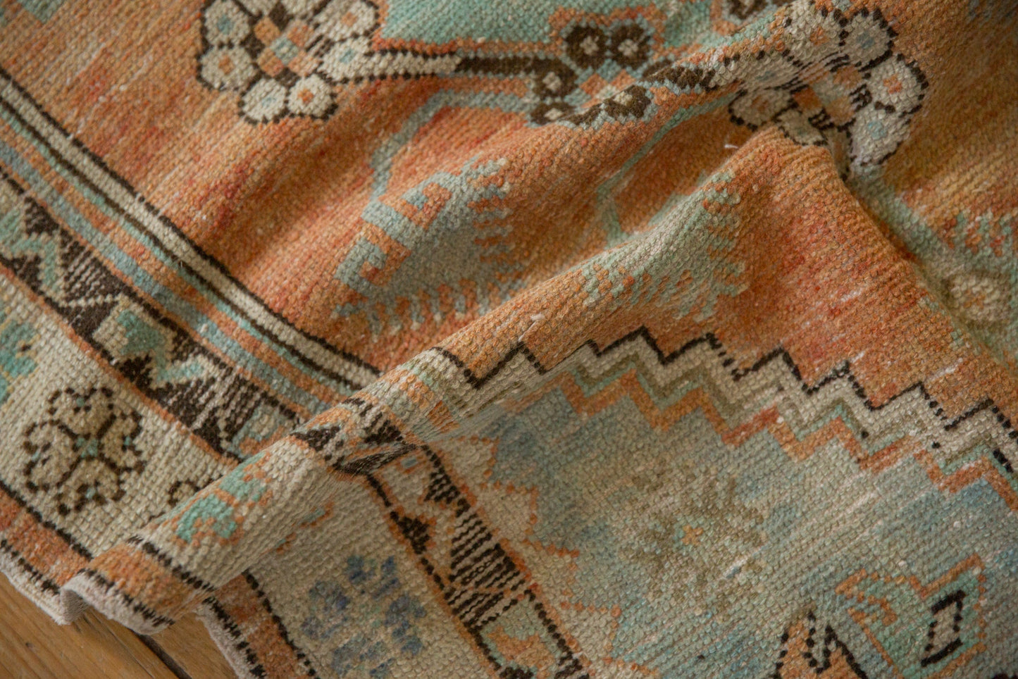 2.5x5 Vintage Distressed Oushak Rug Runner