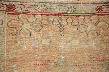 2.5x5 Vintage Distressed Oushak Rug Runner