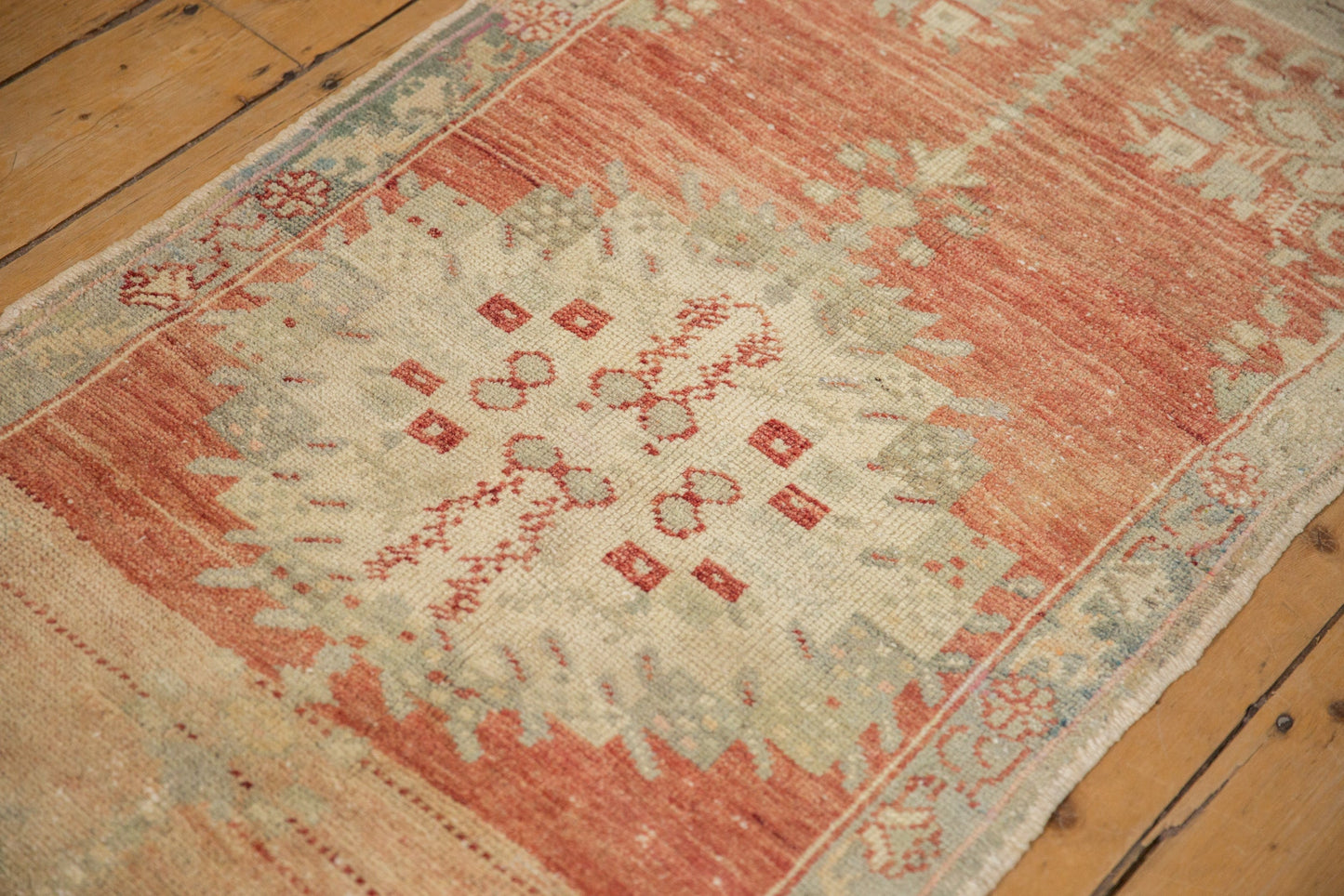 2.5x5 Vintage Distressed Oushak Rug Runner