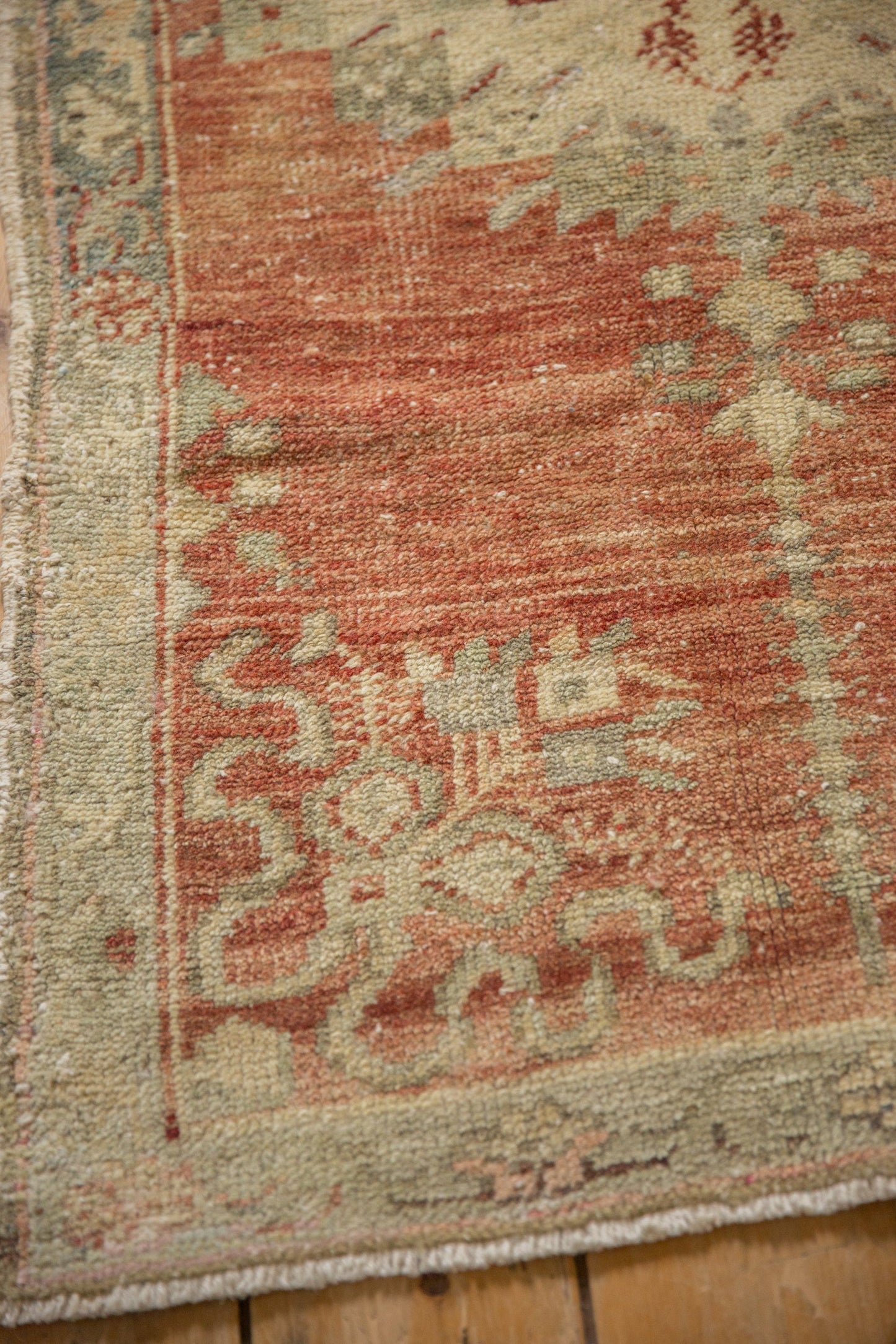 2.5x5 Vintage Distressed Oushak Rug Runner