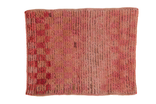 2.5x3 Vintage Distressed Tulu Square Rug