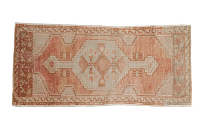 2x4 Vintage Distressed Oushak Rug Runner