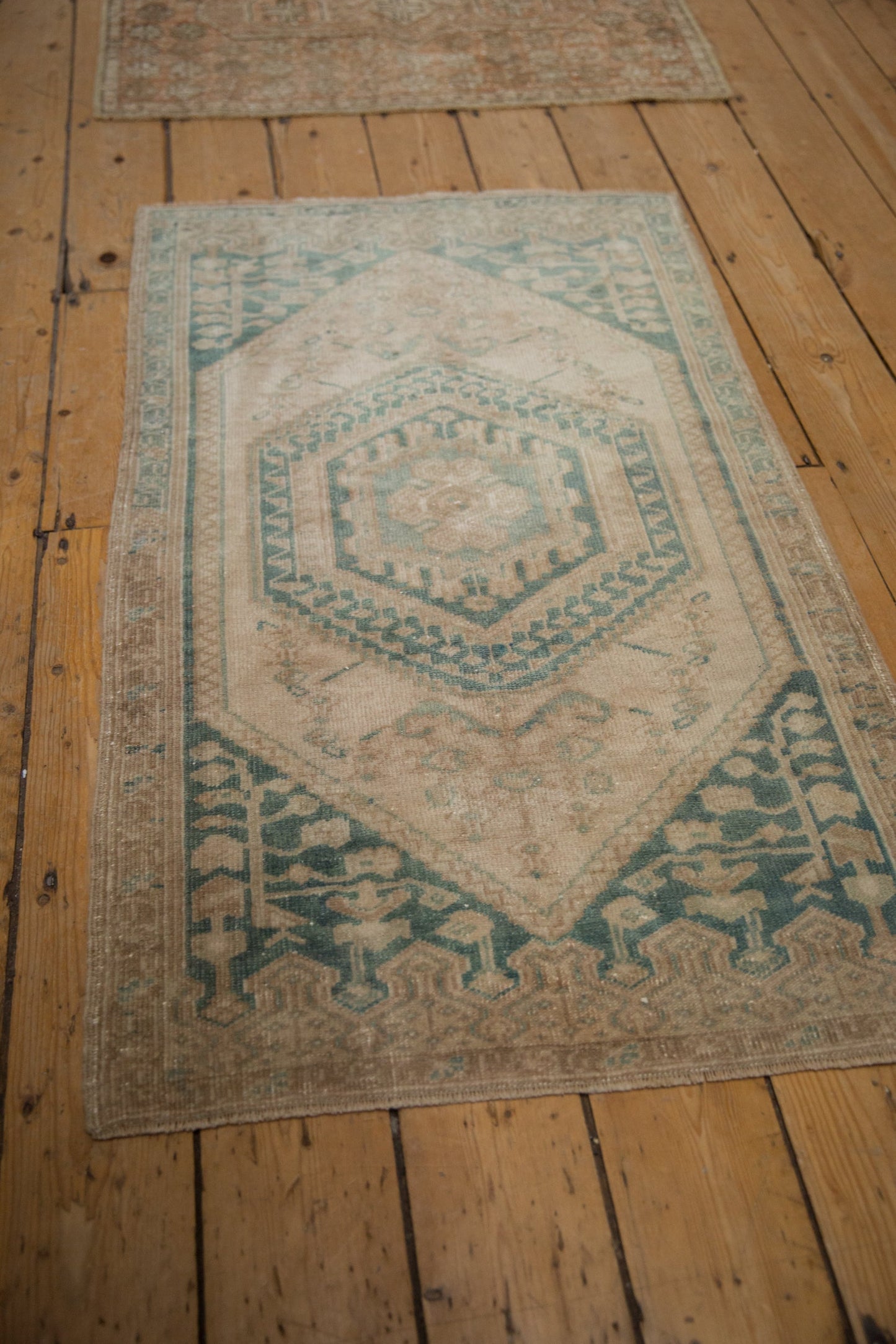 2.5x4 Vintage Distressed Oushak Rug