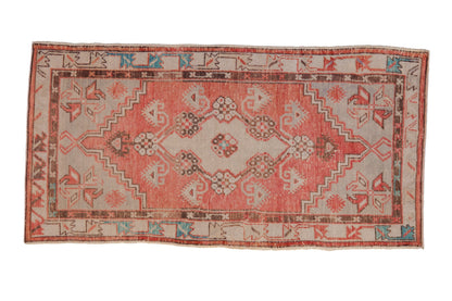 2.5x5 Vintage Distressed Oushak Rug Runner