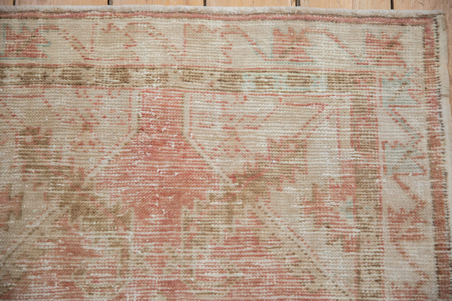 2.5x5.5 Vintage Distressed Oushak Rug Runner