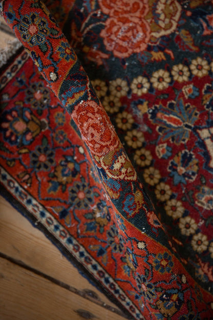 2x3 Vintage Fine Kashan Rug Mat