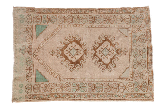 3x4.5 Vintage Distressed Oushak Rug