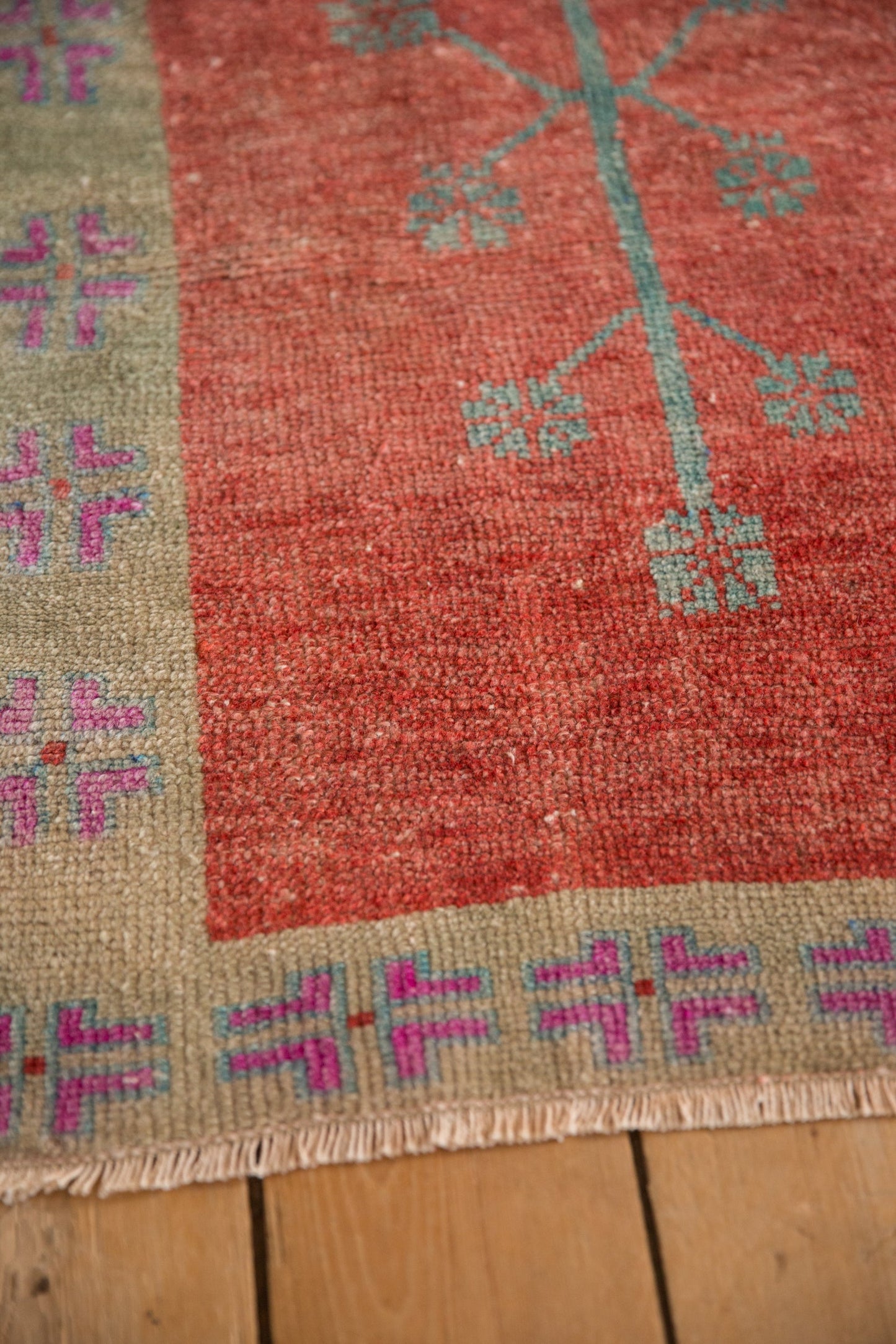 2x3.5 Vintage Distressed Oushak Rug