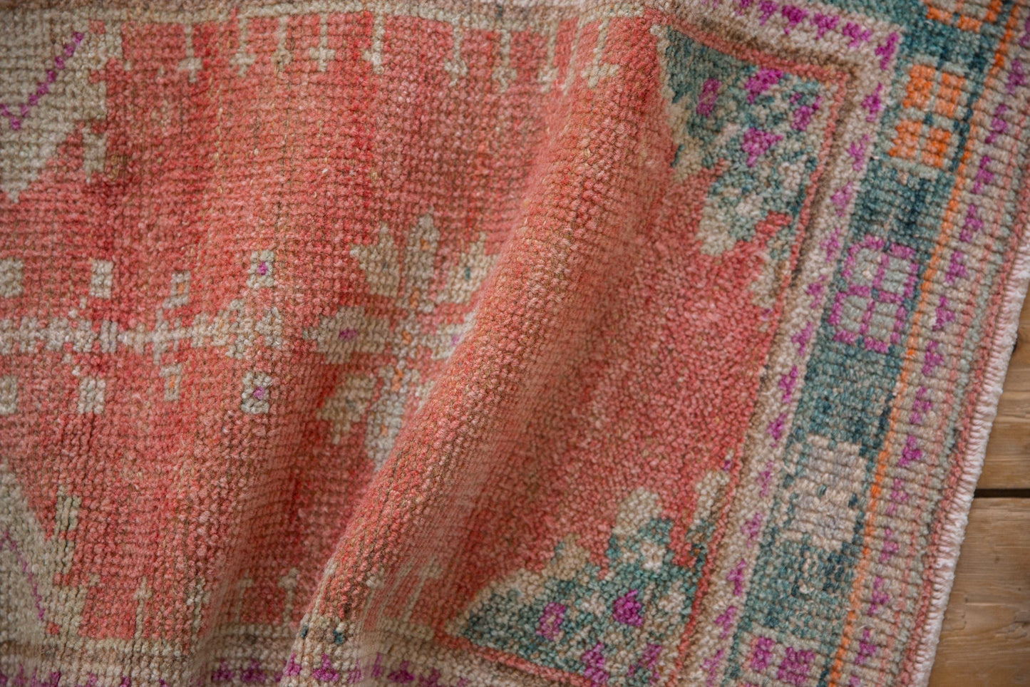 2x3.5 Vintage Distressed Oushak Rug