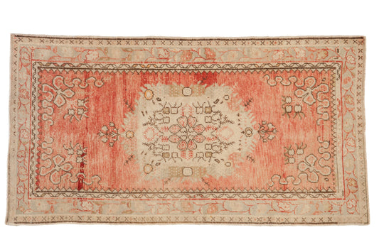 3.5x6 Vintage Distressed Oushak Rug