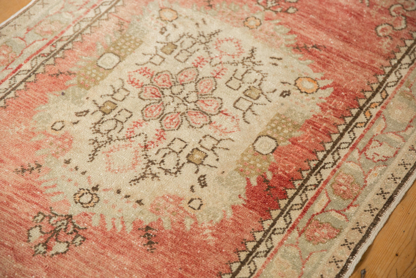 3.5x6 Vintage Distressed Oushak Rug