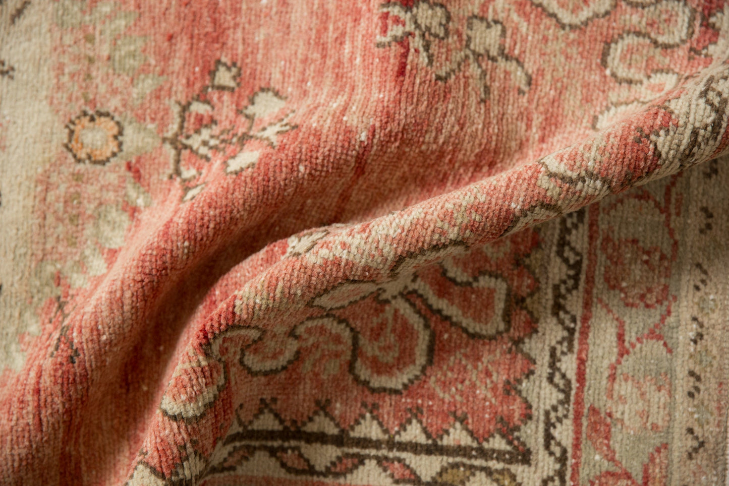 3.5x6 Vintage Distressed Oushak Rug