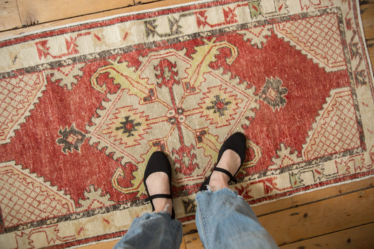 2.5x5.5 Vintage Distressed Oushak Rug Runner