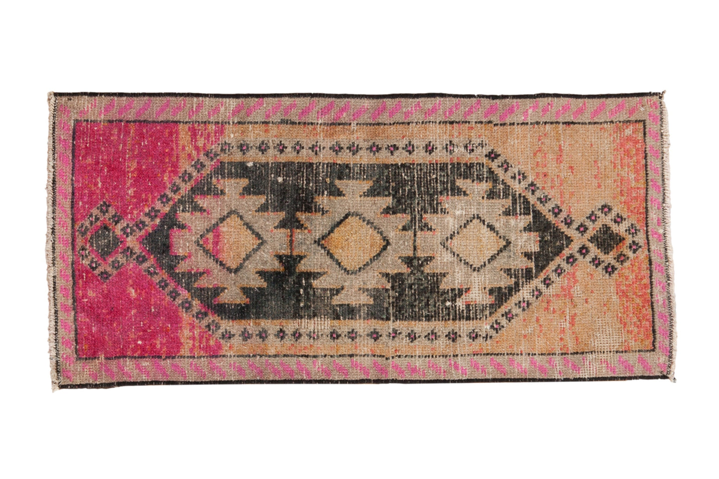 1.5x3.5 Vintage Distressed Kars Rug Mat Runner