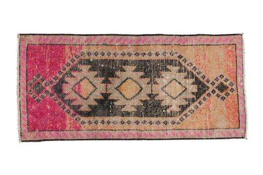 1.5x3.5 Vintage Distressed Kars Rug Mat Runner