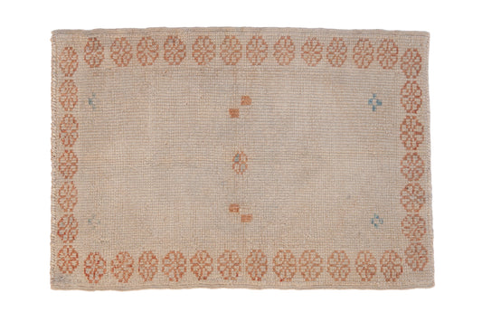 2.5x3.5 Distressed Oushak Rug