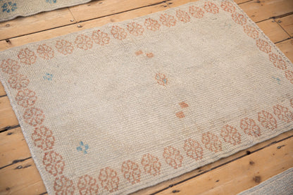 2.5x3.5 Distressed Oushak Rug