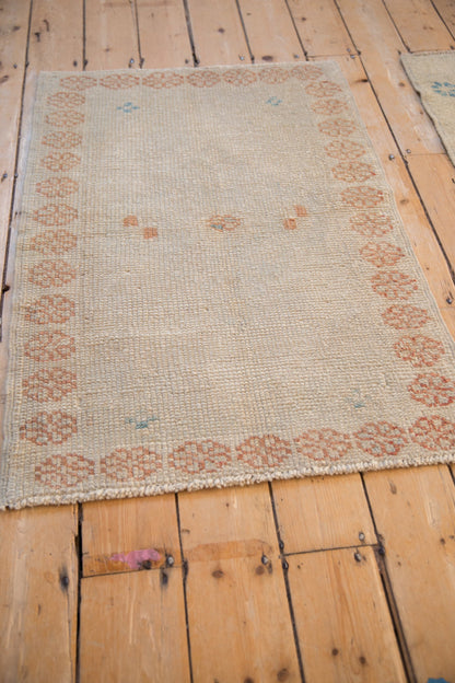 2.5x3.5 Distressed Oushak Rug