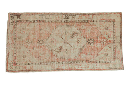 2.5x5 Vintage Distressed Oushak Rug Runner