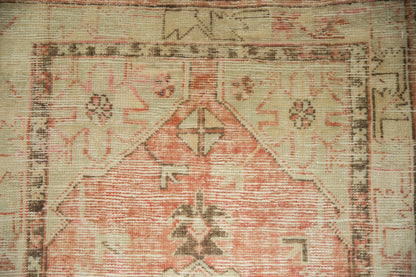 2.5x5 Vintage Distressed Oushak Rug Runner