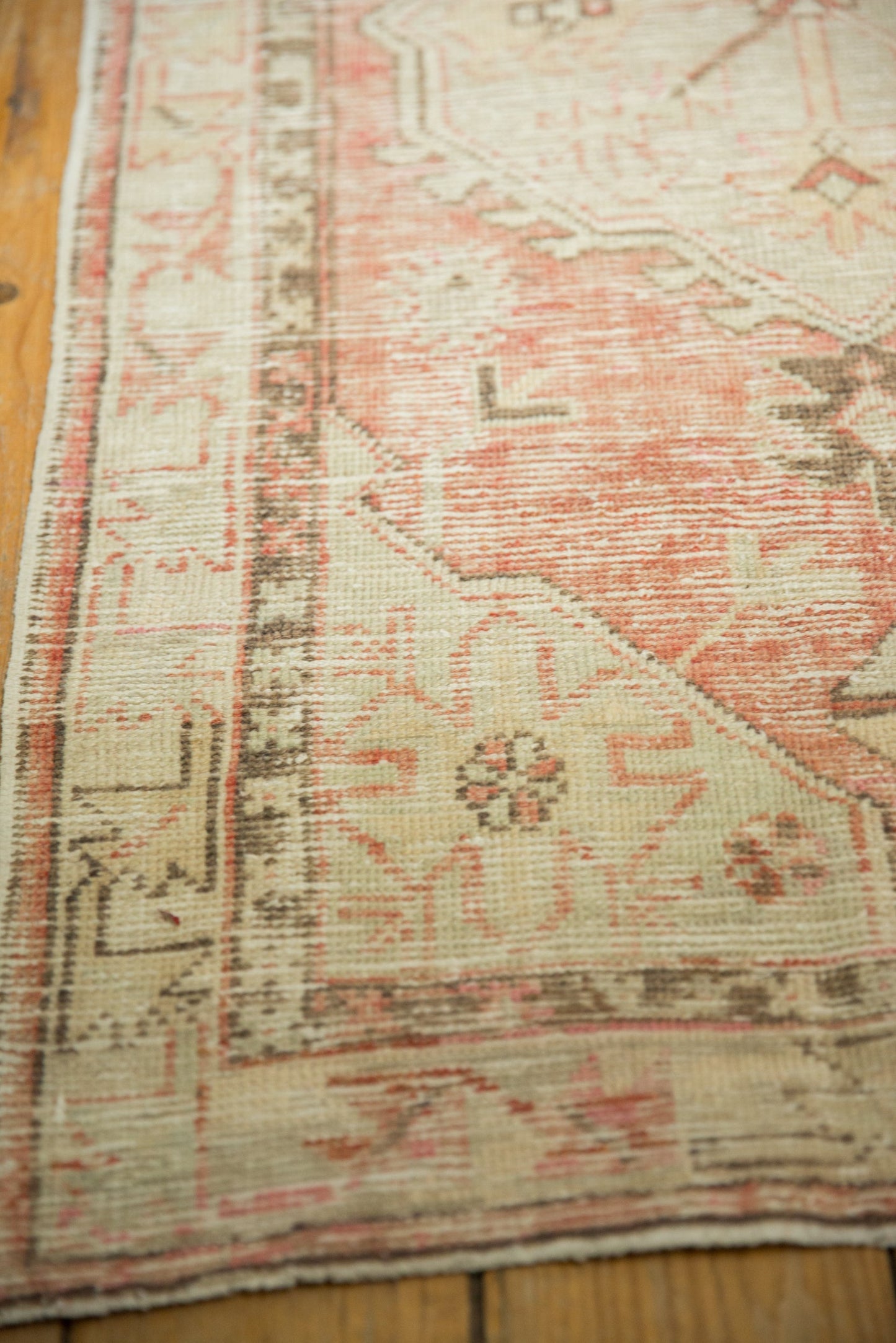 2.5x5 Vintage Distressed Oushak Rug Runner