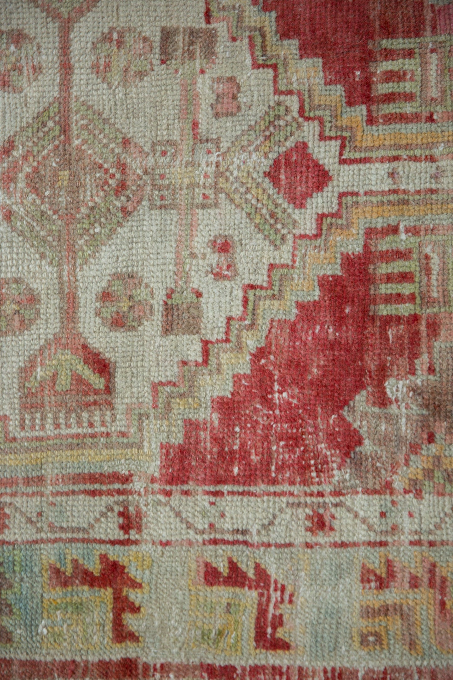 2.5x4.5 Vintage Distressed Oushak Rug