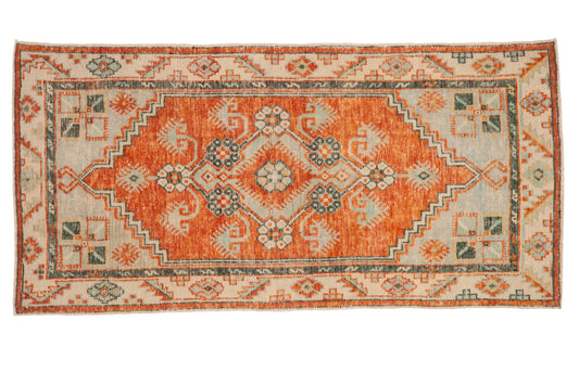2.5x5 Vintage Distressed Oushak Rug Runner