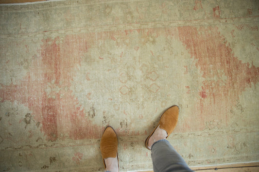 3.5x7 Vintage Distressed Oushak Rug Runner
