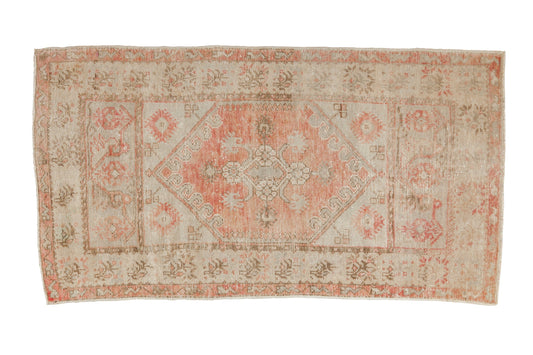 2.5x5 Vintage Distressed Oushak Rug Runner