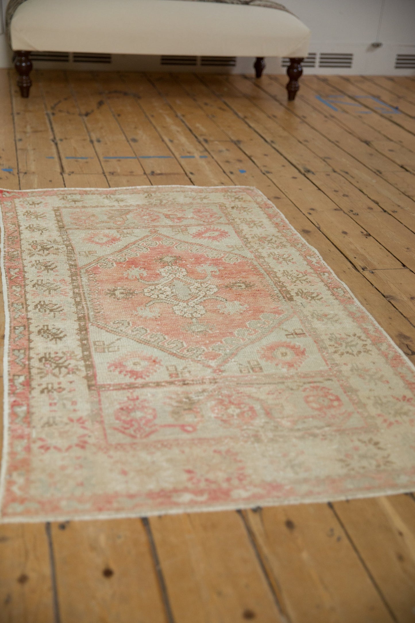 2.5x5 Vintage Distressed Oushak Rug Runner
