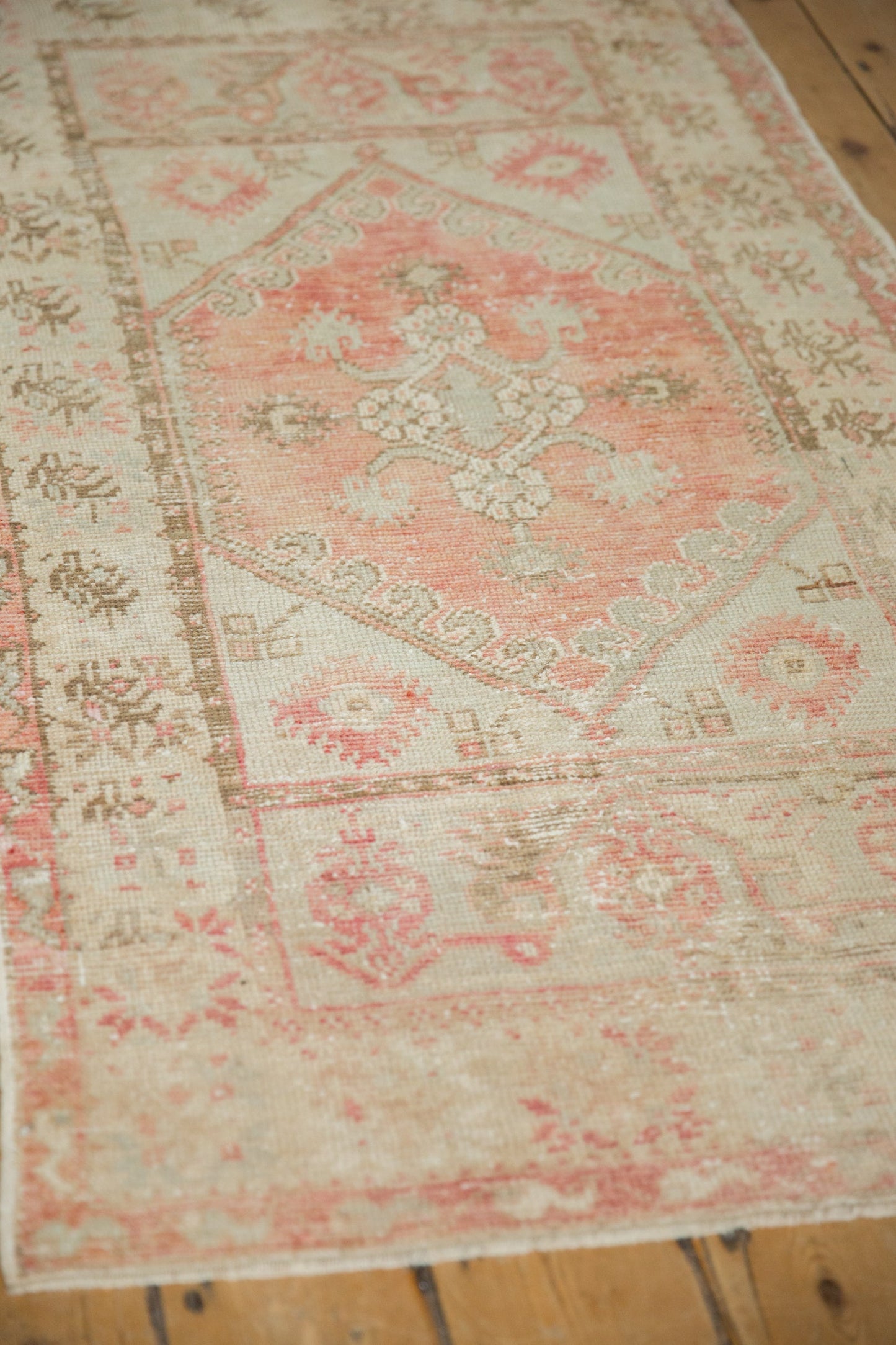 2.5x5 Vintage Distressed Oushak Rug Runner