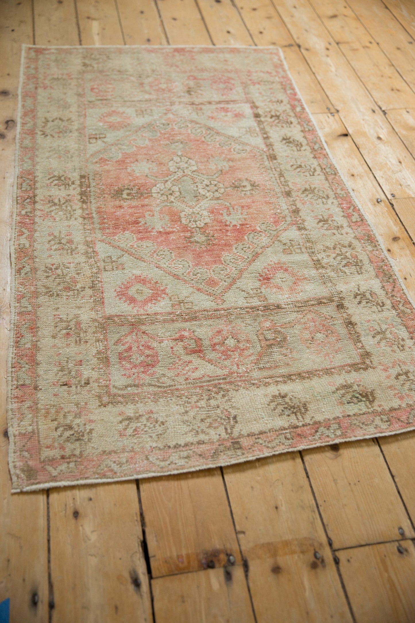 2.5x5 Vintage Distressed Oushak Rug Runner