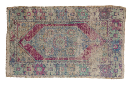 2.5x4.5 Vintage Distressed Oushak Rug