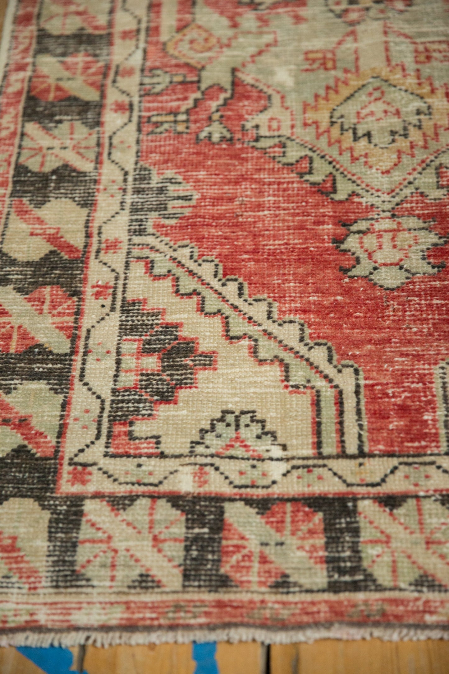 2.5x5.5 Vintage Distressed Oushak Rug Runner