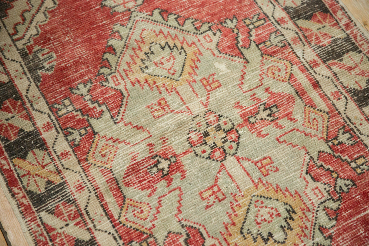 2.5x5.5 Vintage Distressed Oushak Rug Runner