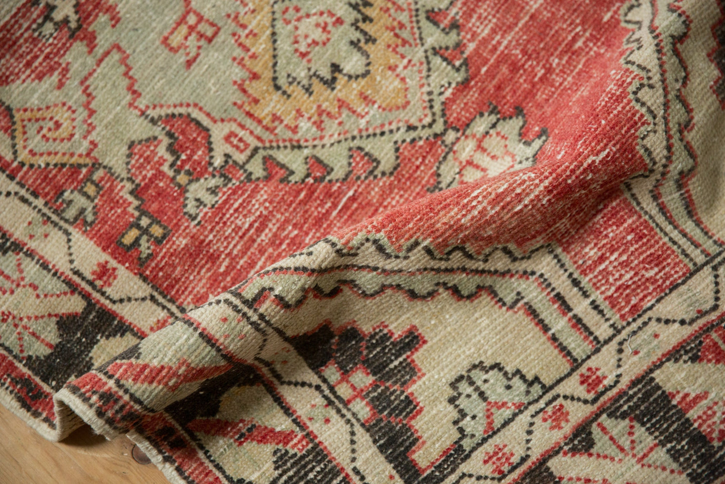2.5x5.5 Vintage Distressed Oushak Rug Runner
