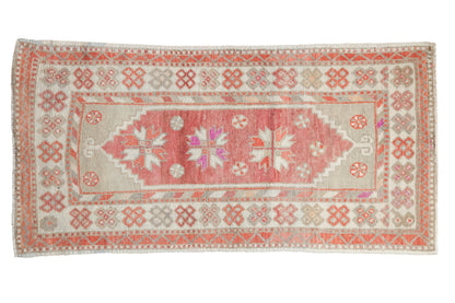 2.5x5 Vintage Distressed Oushak Rug Runner