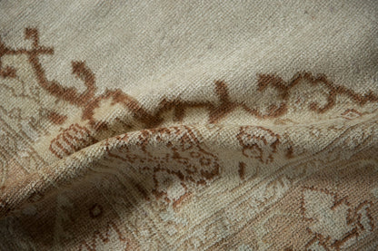 4x9 Vintage Distressed Oushak Rug Runner